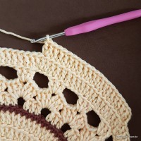 Tapete caramelo - passo a passo (120)