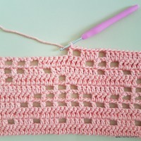 Tapete corações com laços - passo a passo (104)