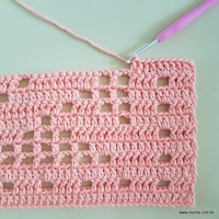 Tapete corações com laços - passo a passo (108)