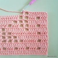 Tapete corações com laços - passo a passo (109)