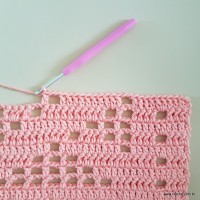 Tapete corações com laços - passo a passo (111)