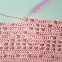 Tapete corações com laços - passo a passo (116)