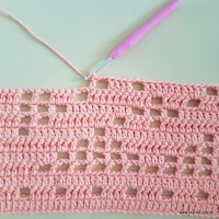 Tapete corações com laços - passo a passo (119)