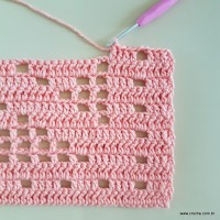 Tapete corações com laços - passo a passo (126)