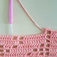 Tapete corações com laços - passo a passo (142)