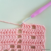 Tapete corações com laços - passo a passo (152)