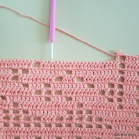 Tapete corações com laços - passo a passo (153)