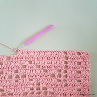 Tapete corações com laços - passo a passo (154)