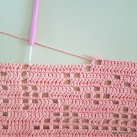 Tapete corações com laços - passo a passo (157)