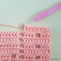 Tapete corações com laços - passo a passo (163)