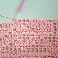 Tapete corações com laços - passo a passo (169)