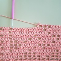 Tapete corações com laços - passo a passo (170)