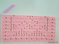 Tapete corações com laços - passo a passo (174)