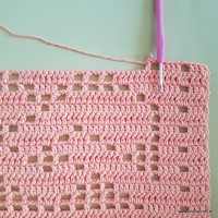 Tapete corações com laços - passo a passo (177)