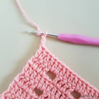 Tapete corações com laços - passo a passo (179)