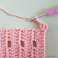 Tapete corações com laços - passo a passo (181)