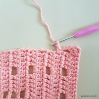 Tapete corações com laços - passo a passo (183)