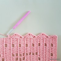 Tapete corações com laços - passo a passo (190)