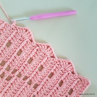 Tapete corações com laços - passo a passo (191)