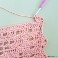 Tapete corações com laços - passo a passo (196)