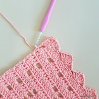 Tapete corações com laços - passo a passo (203)