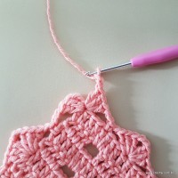 Tapete corações com laços - passo a passo (205)