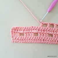 Tapete corações com laços - passo a passo (34)