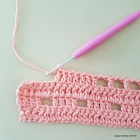 Tapete corações com laços - passo a passo (36)