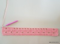 Tapete corações com laços - passo a passo (40)