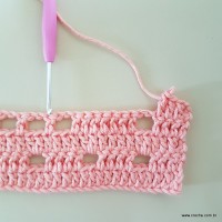 Tapete corações com laços - passo a passo (43)