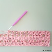 Tapete corações com laços - passo a passo (46)