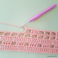 Tapete corações com laços - passo a passo (49)