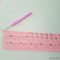 Tapete corações com laços - passo a passo (52)