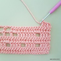 Tapete corações com laços - passo a passo (55)