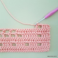 Tapete corações com laços - passo a passo (56)