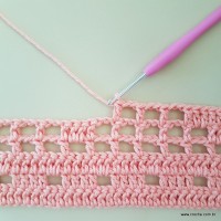 Tapete corações com laços - passo a passo (60)