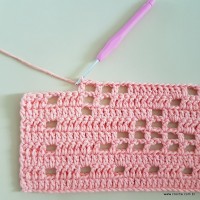 Tapete corações com laços - passo a passo (87)