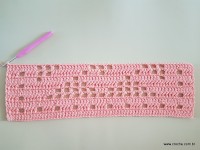 Tapete corações com laços - passo a passo (89)