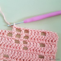 Tapete corações com laços - passo a passo (94)