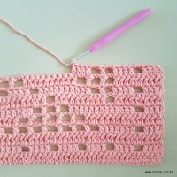 Tapete corações com laços - passo a passo (95)