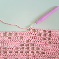 Tapete corações com laços - passo a passo (97)