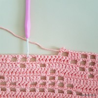 Tapete corações com laços - passo a passo (98)