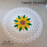 Tapete girassol passo a passo (1)