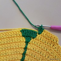 Tapete girassol - passo a passo (134)