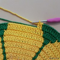 Tapete girassol - passo a passo (143)