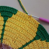 Tapete girassol - passo a passo (149)