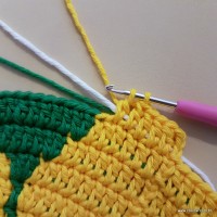 Tapete girassol - passo a passo (155)