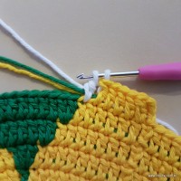 Tapete girassol - passo a passo (158)