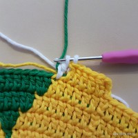 Tapete girassol - passo a passo (160)