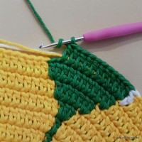 Tapete girassol - passo a passo (164)